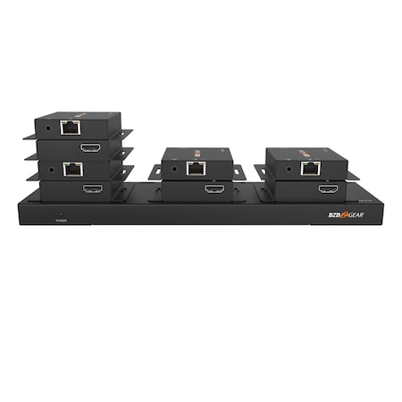 Bzbgear 1X8 1080P/4K30 HDMI Splitter/Distribution Amplifier up to 230ft over Category Cable BG-HDA-E18